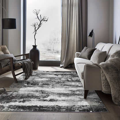 Area Rugs for Living Room Bedroom Machine Washable Non-Slip Backing Large Soft Floor Carpet Modern Abstract Design for Dining Room Home Decor