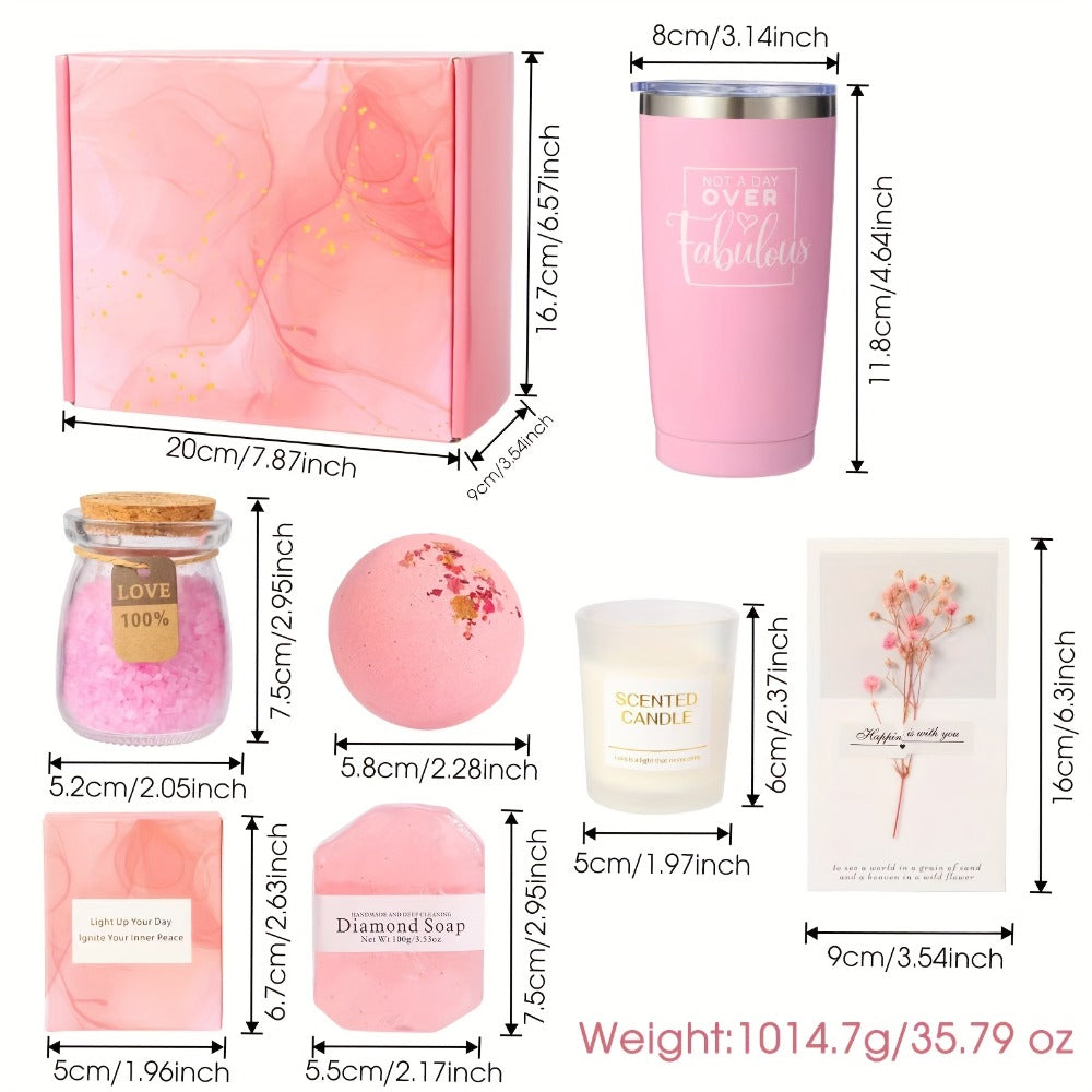 Spa Gift Set for Women – Luxury Self-Care & Relaxation Birthday Gift, Thoughtful Thank You & Special Occasion Gift for Mom, Her & Any Woman