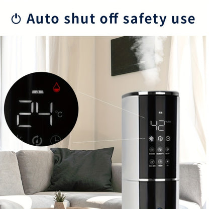 Cool Mist Humidifier 2.4 Gallon Top Fill with Smart Humidity Control Sleep Mode Soundwave Technology for Large Rooms Bedroom Office Plants 600ft²