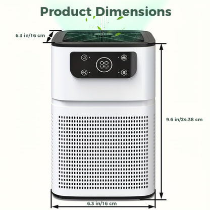 HEPA Air Purifier with Aromatherapy Function for Pets Dust Odor Smoke, Quiet Sleep Mode Air Cleaner for Bedroom Office Living Room, Small Portable Room Air Purifier with Essential Oil Diffuser