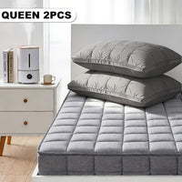 2PCS-QUEEN (Gray)