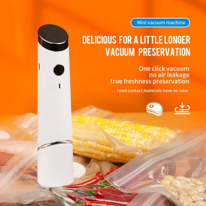 Vacuum Sealer Machine with 10 Reusable Bags – Handheld Food Vacuum Sealer Kit, BPA-Free Seal Bags, Portable Meal Saver for Sous Vide & Freezer Storage