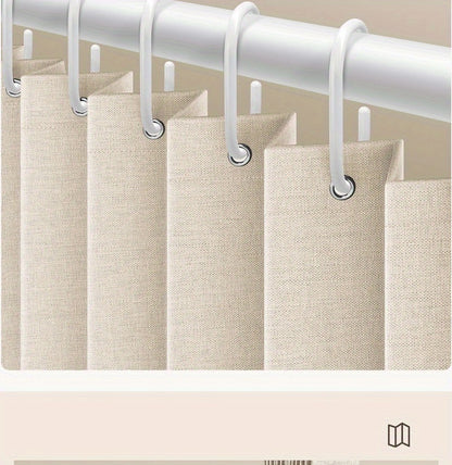 Magnetic Room Divider Curtain Doorway - Rodless Bohemian Striped Door Curtain, 210GSM Thickened Polyester, Natural Drape, Space Partition for Living Room Bedroom Kitchen, Machine Washable, No Rod Needed