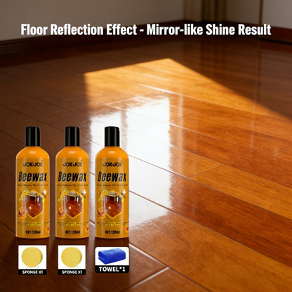 Beeswax Wood Polish & Repair Kit, Natural Wood Furniture Care Wax Deeply Moisturizes, Removes Scratches & Dullness, Restores Shine on Solid Wood Furniture, Floors, Countertops, Doors & Windows – 1, 2 or 3 Piece Set