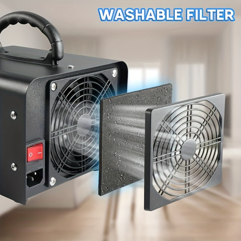 Ozone Generator Commercial 36000mg/h – O3 Air Purifier Deodorizer Ionizer with Timer & Humidity Display, Covers 3230 Sq Ft, Removes Smoke Pet Paint Odors for Home Bedroom Office