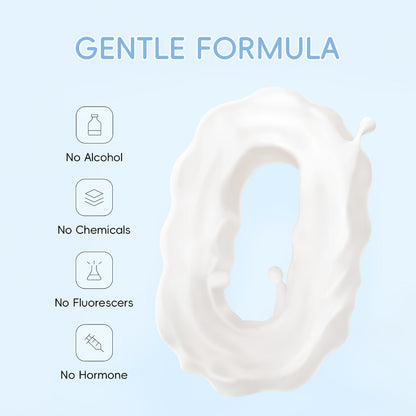Milk Radiant Face Serum with Niacinamide Vitamin E Shea Butter Deep Hydrating Day Night Essence Brightening Moisturizing Anti-Aging Skin Glow Serum 17ml