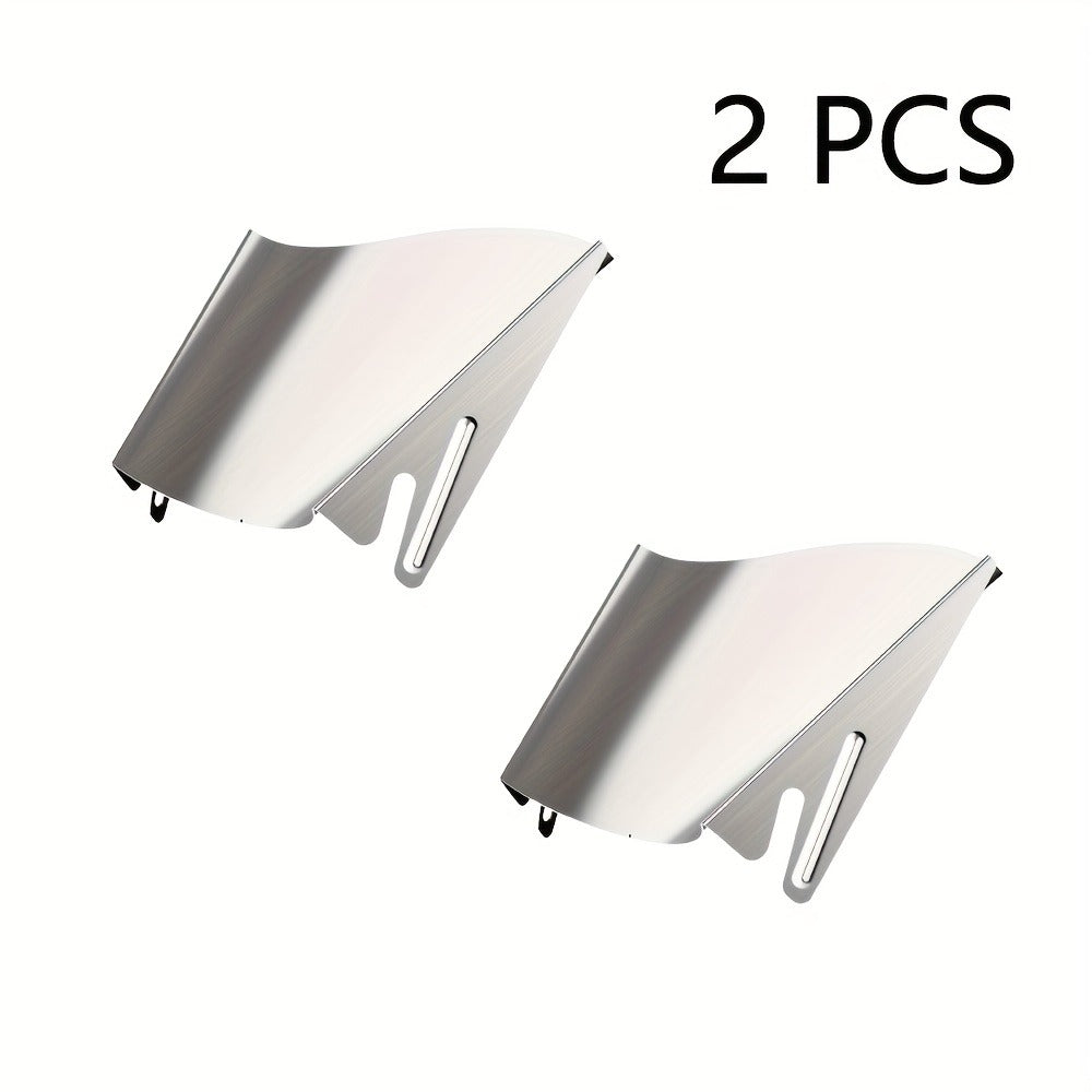 Stand Mixer Pouring Chute Stainless Steel – Dishwasher Safe Pouring Shield for KitchenAid Tilt-Head & Bowl-Lift Models, 1-Pack or 2-Pack Baking Accessory, Durable & Splash-Proof