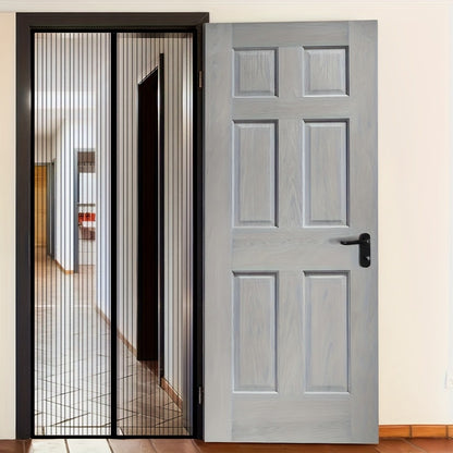 Magnetic Screen Door – Heavy Duty Retractable Mesh Door Curtain, Pet-Friendly & Insect Proof, Auto-Close Magnetic Closure for Patio, Front Door & Sliding Doors, Easy Install, 39x82 Inch