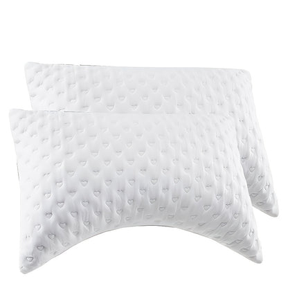 Hotel Luxury Bed Pillows for Sleeping – Down Alternative Gusseted Pillow Set, Supportive & Breathable for Side Back Stomach Sleepers, Standard Queen King Size, Pack of 2 or 4