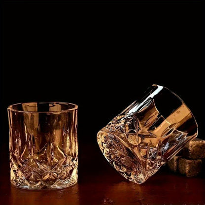 Whisky & Wine Glass Set with Cooling Stones, Ice Tong & Bartender Kit – Portable Bar Accessories for Luxurious Drinking Experience, No Electricity Needed