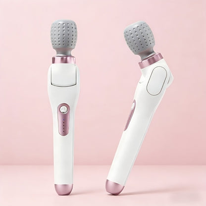 Electric Handheld Massager 180° Foldable Massage Stick | 5-Speed Vibration USB Rechargeable Rotating Head | Full Body Relief Neck Back Shoulder Leg Waist | Portable Cordless Massager Gift for Women Men