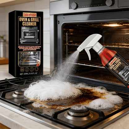 Oven Cleaner Foam Spray 3-Pack Heavy Duty Stove & Grill Degreaser Removes Stubborn Baked-On Grease Stains Gentle Formula Safe for Ovens Stoves Grills