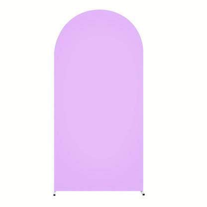 Arch Cover 6ft Stretchable Fabric Party Decoration | Wedding Ceremony Backdrop Cover Wrinkle-Free Zipper Fit for Gender Reveal Bridal Shower Birthday Holiday Celebration 8 Colors