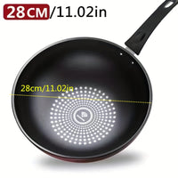 Red frying pan