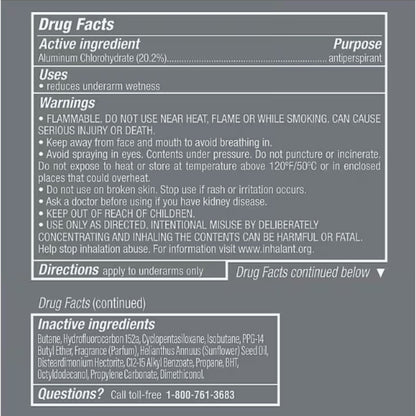 Dove Men+Care Dry Spray Antiperspirant Deodorant Pack of 6 – 150mL Each (5 fl oz), 48H Protection, Alcohol-Free, Assorted Scents, Total 30 fl oz