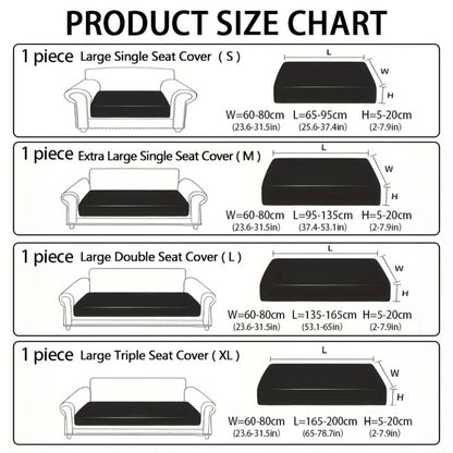 Sofa Cover Stretch Slipcover Universal Fit - Elastic Non-Slip Couch Cover Pet Friendly Machine Washable | Sofa Seat Cover Armrest Back Chaise Protector for Living Room Deep Gray Home Decor Furniture Cover