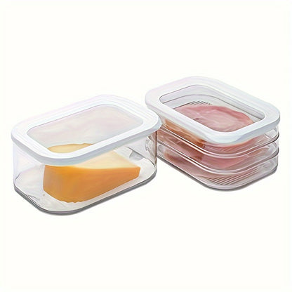 Food Storage Container Leak-Proof Reusable Airtight Sealed Box for Meat Fruits Vegetables Kitchen Organizer Fridge Pantry Meal Prep