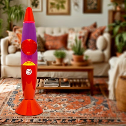 Lava Lamp 14 Inch Liquid Motion Lamp Relaxing Night Light Home Decor for Living Room Bedroom Office Adults Teens Magma Lamp Multiple Color Combinations