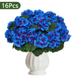 Premium Blue - Artificial Marigolden Flower (Full Bloom Style)