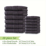 12 pieces - Dark Brown