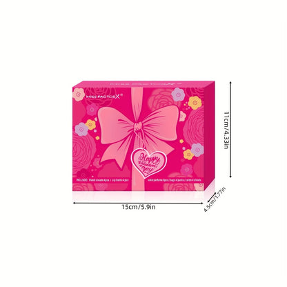 20pcs Beauty Gift Set Lip Balm Hand Cream Solid Perfume Pink Gift Bag Glossy Finish All Skin Types Holiday Party Mother's Day Wedding Bridesmaid Favors