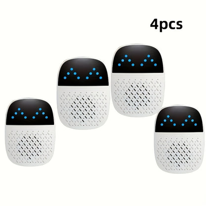 Ultrasonic Pest Repeller 4 Pack - Dual-Mode Indoor Plug-In Repellent for Mice, Spiders, Ants, Flies, Roaches | Wide Coverage for Home, Apartment & Dormitory