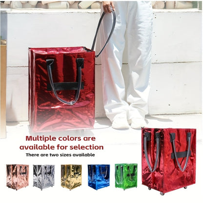 Rolling Travel Luggage Bag with Wheels Carry On Handbag Multi-Functional Wheeled Duffel Bag for Women Men - Lightweight Outdoor Travel Bag M & L Size Multiple Colors