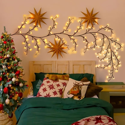 96 LED Fairy Lights USB Powered - 6ft Bendable Willow Branch String Lights with 8 Modes & Remote Control for Indoor Home Decor, Wedding, Christmas, Holiday Party