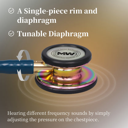 Professional Dual Head Stethoscope – Classic III Medical Stethoscope for Nurses, Doctors & Medical Students, Stainless Steel Chestpiece, Snap-Tight Eartips, Multiple Colors Available