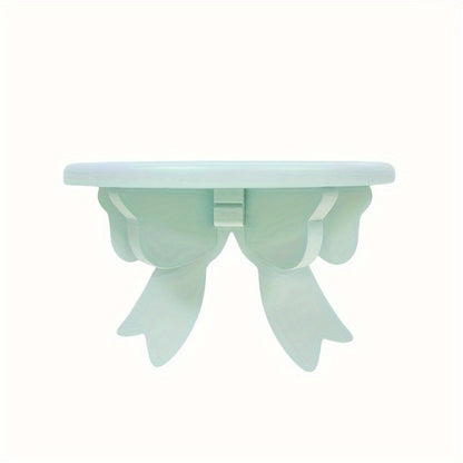 Floating Wooden Wall Shelf with Bow Design - Wall-Mounted Storage Rack for Bathroom Kitchen Living Room Bedroom Decor