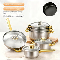 Golden and Silvery - 13 pcs