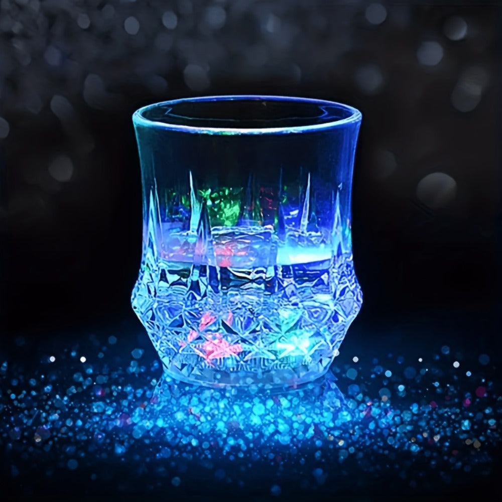LED Light-Up Cups Glow in the Dark – Pineapple Induction Party Cups for Birthday Christmas Disco Valentine's Day (6.76oz)