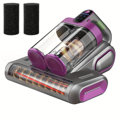 Cordless Mattress Vacuum Cleaner 16Kpa UV Light & 80000 RPM Sonic Technology, 3-Min Fast Charge Handheld Bed Vacuum for Mattress Sofa Carpet Dust Mites