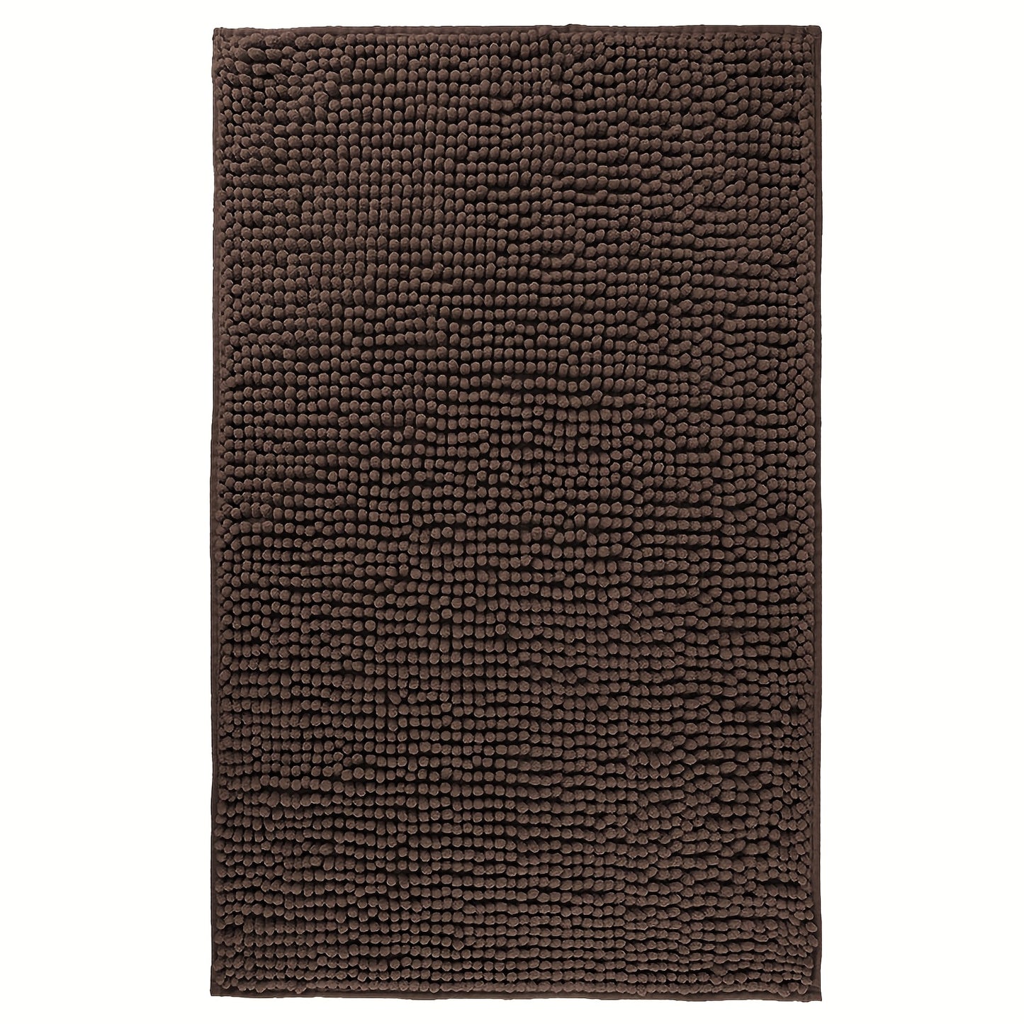Chenille Bath Rug Extra Thick Soft Absorbent Non-Slip Bathroom Mat Machine Washable, Multiple Sizes & Colors