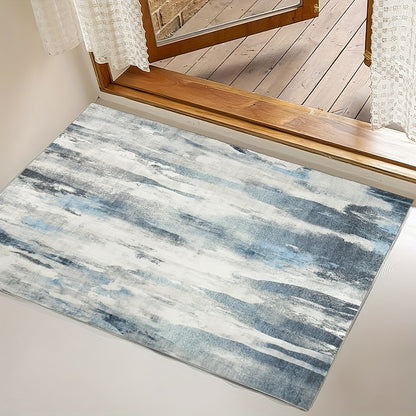 Area Rug Boho Vintage Washable Non-Slip Rug for Living Room Bedroom Traditional Woven Carpet Home Decor