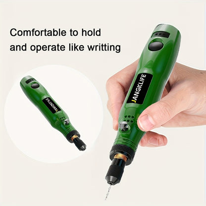 Cordless Rotary Tool Kit 102pcs – Rechargeable Engraving Pen with Adjustable Speed for Wood Carving, Sanding, Polishing & Etching, Portable Mini Electric Grinder
