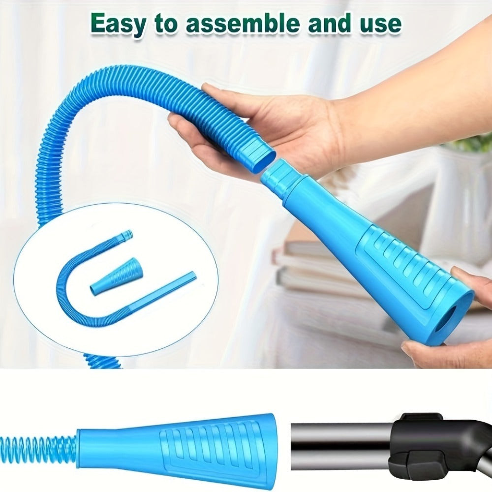 Dryer Vent Cleaner Kit Vacuum Hose Attachment Lint Remover Brush Flexible Dryer Duct Cleaning Tool for Removing Lint Debris Blockage from Dryer Vents and Exhaust Ducts