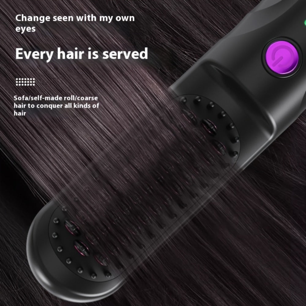 Wireless Hair Straightener Comb - Portable Cordless Straightening Brush with 3-Min Fast Heat, 3 Temp Settings 170-190°C, Negative Ion Technology, 3D Comb Design, Lightweight Travel Hair Straightener