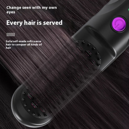Wireless Hair Straightener Comb - Portable Cordless Straightening Brush with 3-Min Fast Heat, 3 Temp Settings 170-190°C, Negative Ion Technology, 3D Comb Design, Lightweight Travel Hair Straightener