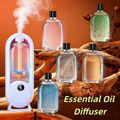 Aromatic Essential Oils for Diffuser 4-Pack Natural Plant Extracts Long-Lasting Floral Scent 4.06oz Portable Travel Size for Bedroom Relaxation Aromatherapy Gift