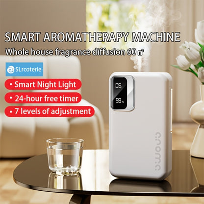Aromatherapy Diffuser Smart Digital – 1800mAh 7-Speed Sonic Essential Oil Diffuser Humidifier with USB Charging, Digital Display, Fine Mist for Bedroom Bathroom Office Home, Up to 20 Days Use