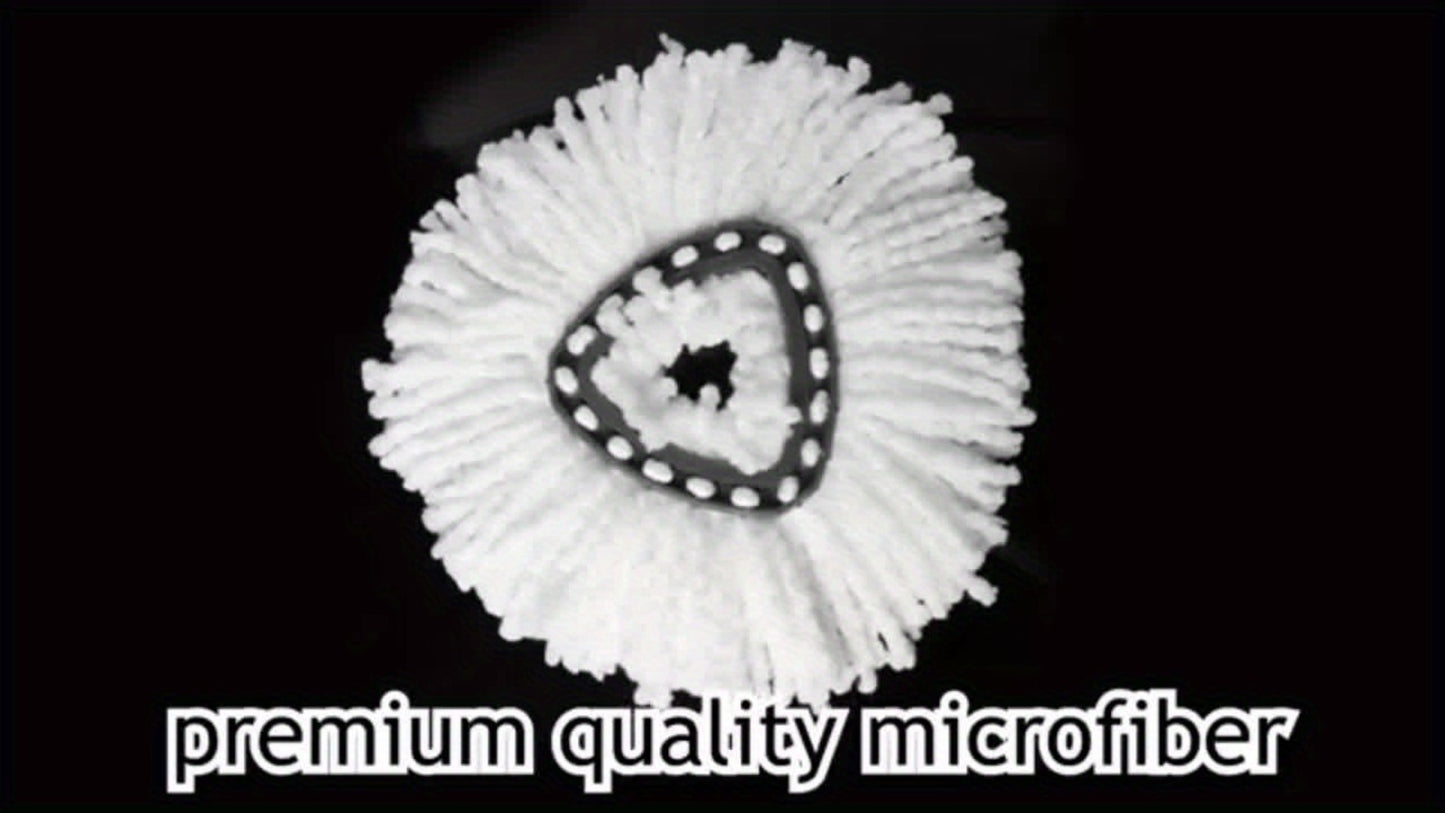 Microfiber Rotary Mop Replacement Heads 360 Degree Triangular Spin Mop Pads Refill Compatible with Rotary Mop Systems Deep Floor Cleaning 2 5 10 20 Pack