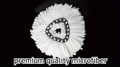 Microfiber Rotary Mop Replacement Heads 360 Degree Triangular Spin Mop Pads Refill Compatible with Rotary Mop Systems Deep Floor Cleaning 2 5 10 20 Pack