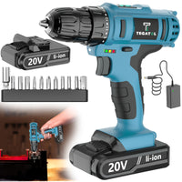 20V Blue electric drill set