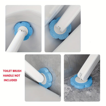 Disposable Toilet Brush Head Refills 18/36/54 Pcs | Replacement Heads for Toilet Bowl Cleaning Brush, No Dead Corner Bathroom Scrubber, Deep Clean Toilet Cleaner Accessories with Optional Handle