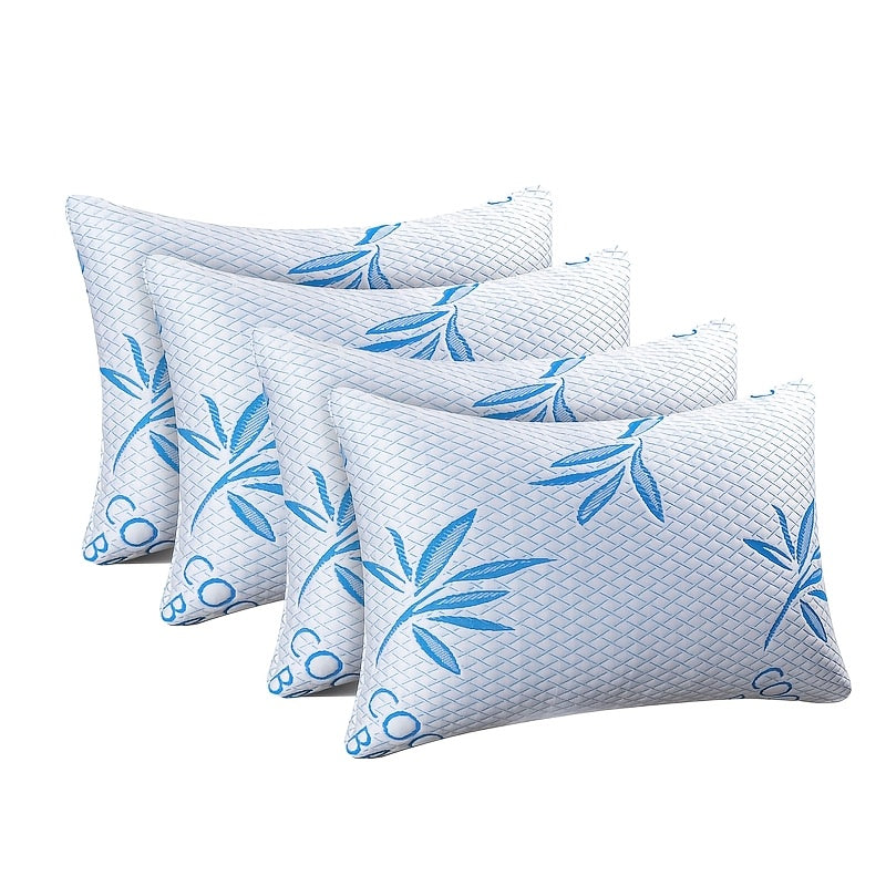 Hotel Luxury Bed Pillows for Sleeping – Down Alternative Gusseted Pillow Set, Supportive & Breathable for Side Back Stomach Sleepers, Standard Queen King Size, Pack of 2 or 4