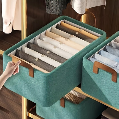 Foldable Storage Boxes with Clear Lids & Handles Large Collapsible Organizer Bins for Clothes, Blankets & Bedding – Bedroom, Wardrobe & Under Bed Storage, 4 or 6 Pack