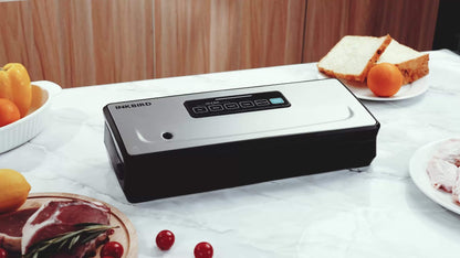Vacuum Sealer Machine 85KPA – INKBIRD 10-in-1 Food Sealer with Bag Storage, Built-In Cutter, Moist/Dry/Pulse/Liquid/Canister Modes, 200 Continuous Seals, Compact Design for Food Preservation & Sous Vide