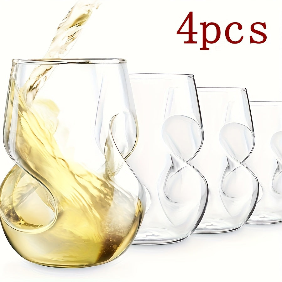 Japanese Cocktail Glasses Set Whiskey Tumbler Twist Design Beer Mug Tea Glass Water Cup Home Bar Drinkware 400ml
