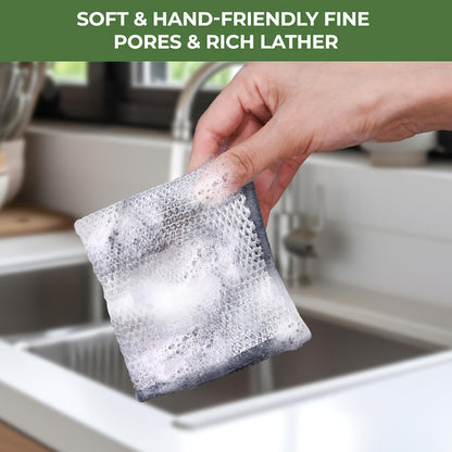 Stainless Steel Kitchen Scrubber Wire Cleaning Cloth Scratch Resistant Reusable Dish Scrubber for Pots Pans Dishes Glass Cookware 50 Pack 100 Pack
